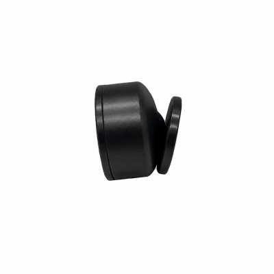 Κυλιόμενο Αντίκρισμα Μαγνητικού Stop Ø25x18mm Μαύρο Metalor 067-B001