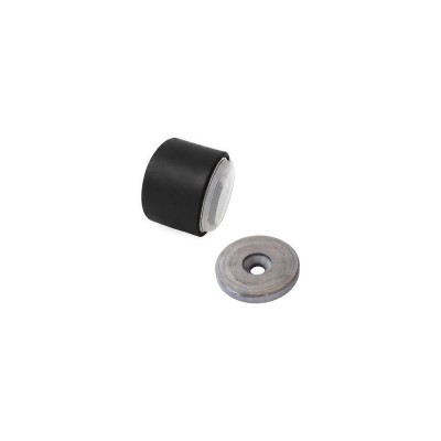 Μαγνητικό Στοπ Τοίχου Ανοξείδωτο 20mm Μαύρο Metalor 067-B020