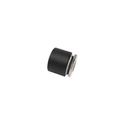 Μαγνητικό Στοπ Τοίχου Ανοξείδωτο 20mm Μαύρο Metalor 067-B020