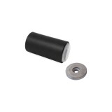 Μαγνητικό Στοπ Τοίχου Ανοξείδωτο 60mm Μαύρο Metalor 067-B060