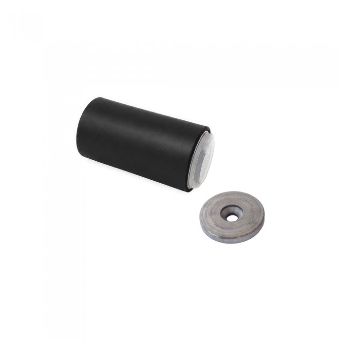 Μαγνητικό Στοπ Τοίχου Ανοξείδωτο 60mm Μαύρο Metalor 067-B060