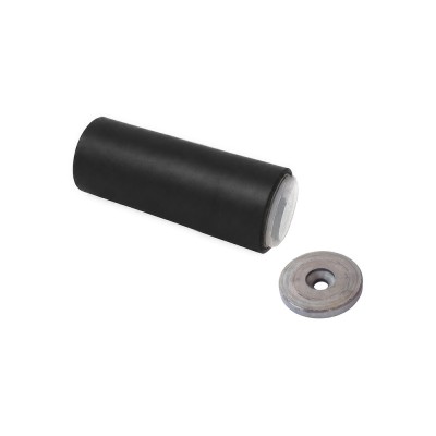Μαγνητικό Στοπ Τοίχου Ανοξείδωτο 80mm Μαύρο Metalor 067-B080