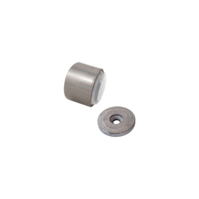 Μαγνητικό Στοπ Τοίχου Ανοξείδωτο 20mm Inox Ματ Metalor 067-S020