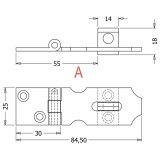 Καταβάτης Ορειχάλκινος Χρυσό ΝΤ Metalor 090-5001
