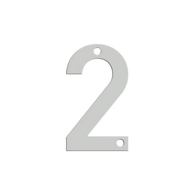 Αριθμός Κατοικιών Ανοξείδωτος No2 9cm Metalor 123-A002