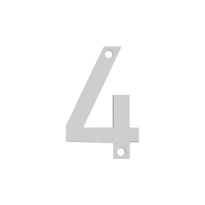 Αριθμός Κατοικιών Ανοξείδωτος No4 9cm Metalor 123-A004