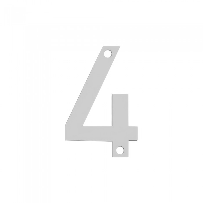 Αριθμός Κατοικιών Ανοξείδωτος No4 9cm Metalor 123-A004