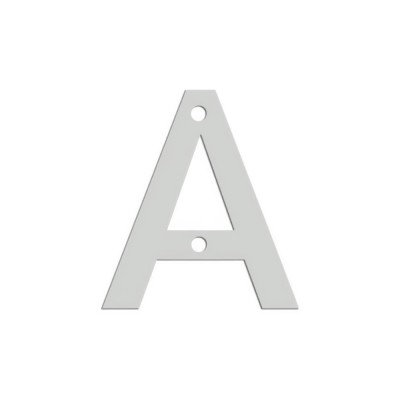 Γράμμα  Κατοικιών Ανοξείδωτο Α 9cm Metalor 123-A00A