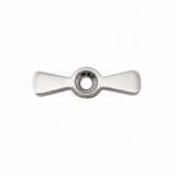 Μανταλάκι Διπλό Ορειχάλκινο 43x10x3mm Νίκελ Metalor 196-4001