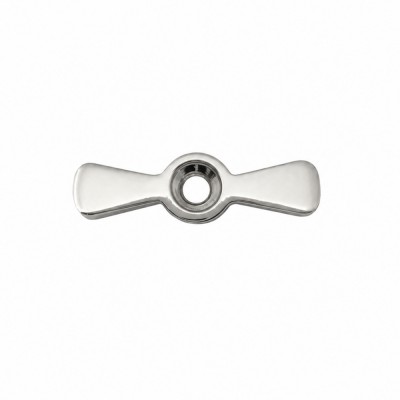 Μανταλάκι Διπλό Ορειχάλκινο 43x10x3mm Νίκελ Metalor 196-4001