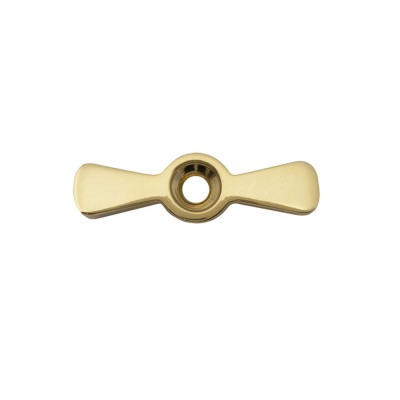 Μανταλάκι Διπλό Ορειχάλκινο 43x10x3mm Χρυσό NT Metalor 196-5001