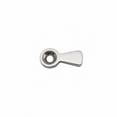 Μανταλάκι Μονό Ορειχάλκινο 27x10x3mm Νίκελ Metalor 197-4001