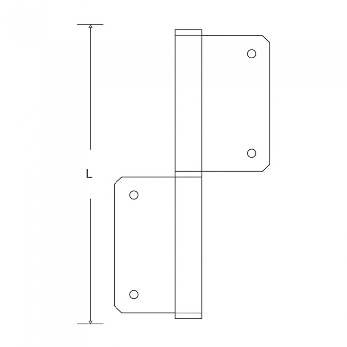 Πορταδέλα Ανοξείδωτη 120mm Μαύρο Metalor 200-BS12
