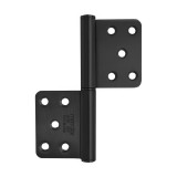 Μεντεσές Αμφίπλευρος Ανοξείδωτος Ø13x122x93mm Μαύρο Metalor 220-B012