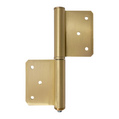 Πορταδέλα Μπίλιας Ορειχάλκινη 120x86mm Ματ Χρυσό Metalor 250-3012