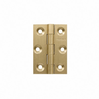 Μεντεσές Πλάκα Ορειχάλκινος 50x35mm Ματ Χρυσό Metalor 302-3/3