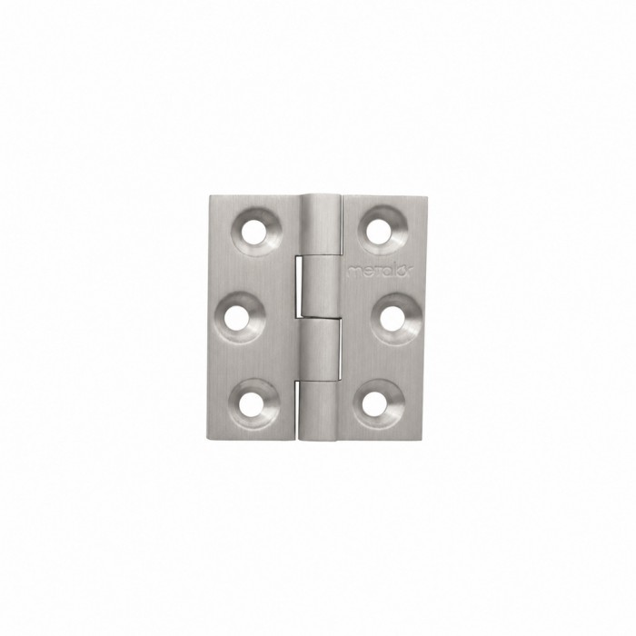 Μεντεσές Πλάκα Ορειχάλκινος 40x35mm Ματ Νίκελ Metalor 302-8/2