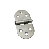 Μεντεσές Πλάκα Οβάλ Ανοξείδωτος 76x40mm Inox Ματ Metalor 302-SM7640