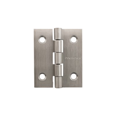 Μεντεσές Πλάκα Ανοξείδωτος 50x40mm Inox Ματ Metalor 302-ST50