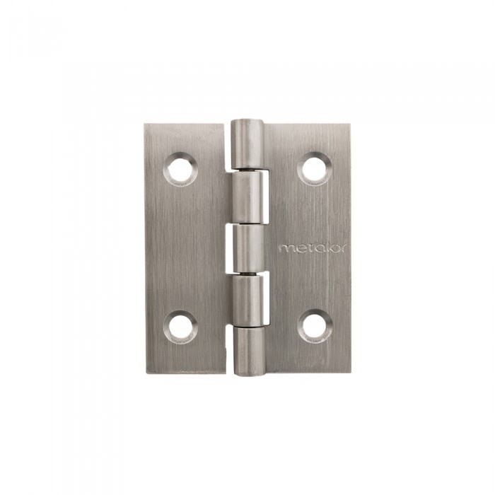 Μεντεσές Πλάκα Ανοξείδωτος 50x40mm Inox Ματ Metalor 302-ST50