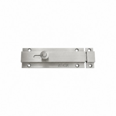 Σύρτης Πλακέ Ορειχάλκινος 100mm Ματ Νίκελ Metalor 530-8010