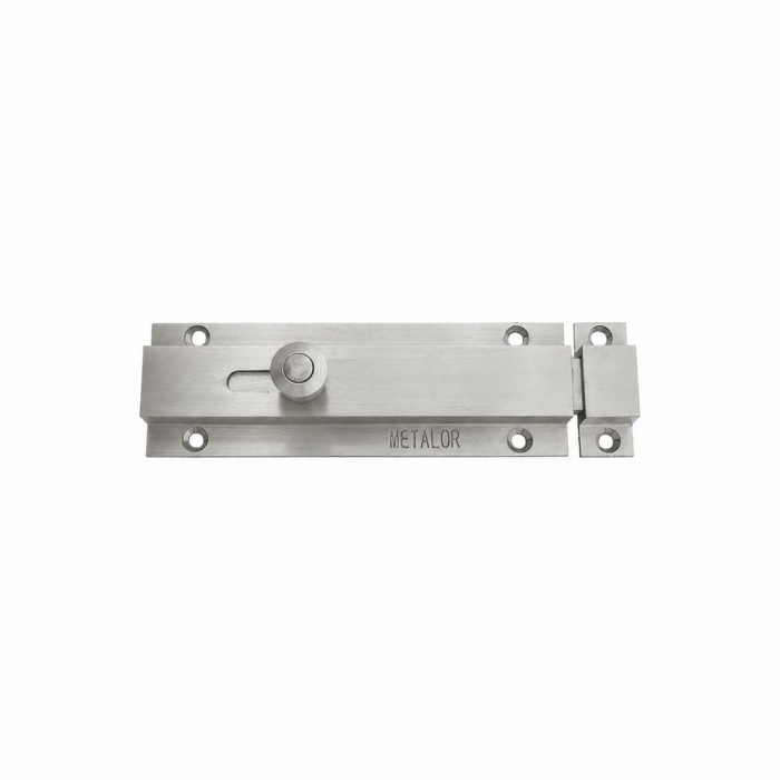 Σύρτης Πλακέ Ορειχάλκινος 120mm Ματ Νίκελ Metalor 530-8012