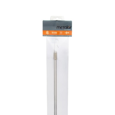 Οδηγός Κουρτίνας Ανοξείδωτος L.120cm Inox Ματ Metalor 777-S120