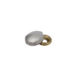 Τάπα Βίδας Ορειχάλκινη Εξάγωνη S14mm Νίκελ Metalor 901-4001