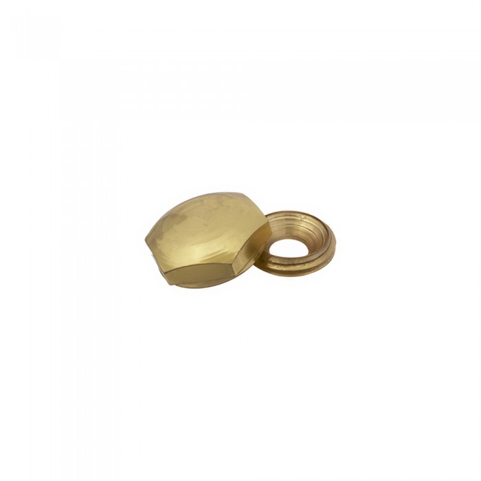 Τάπα Βίδας Ορειχάλκινη Εξάγωνη S14mm Χρυσό NT Metalor 901-5001