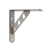 Γωνία Ραφιών Ανοξείδωτη 20x16cm Inox Ματ Metalor SSB-2016