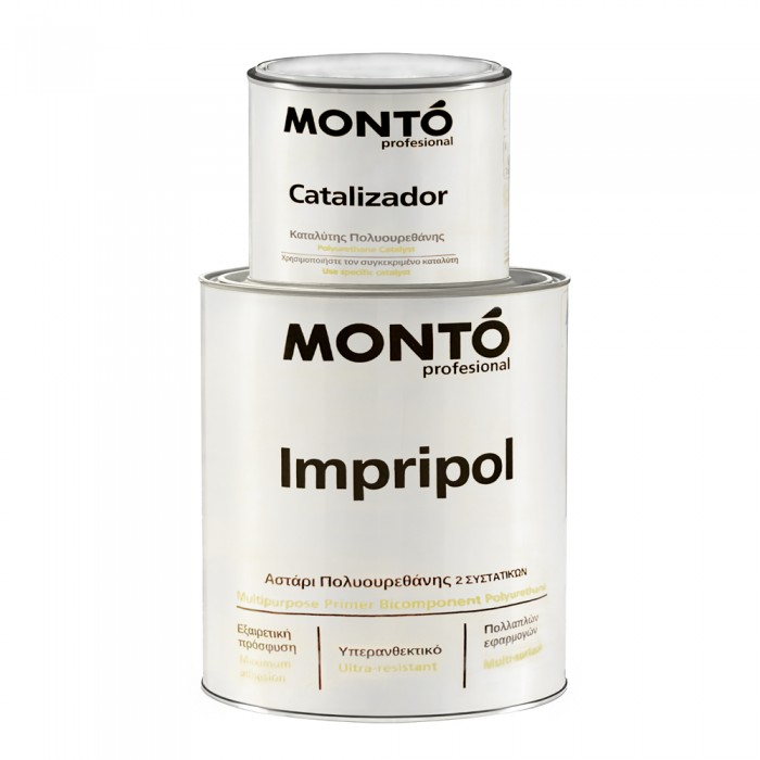 Αστάρι Πολυουρεθάνης 2 Συστατικών Λευκό MONTO IMPRIPOL 7012147