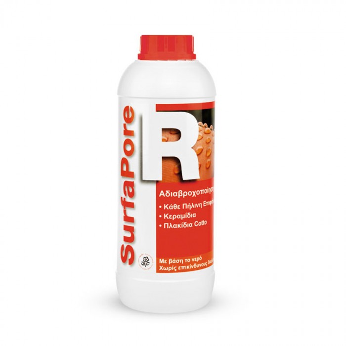 Nanophos SurfaPore R Διάλυμα εμποτισμού για αδιαβροχοποίηση πήλινων και κεραμικών επιφανειών 1L
