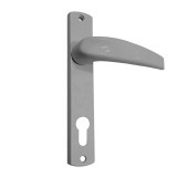 Πόμολο Αλουμινόπορτας Πλάκα Φιξ 23x3cm Γκρι Neoxal Νο140-1 GR