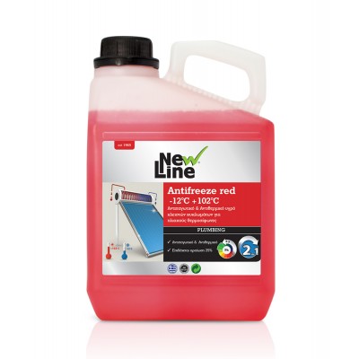Αντιπαγωτικό & Αντιθερμικό Υγρό Κλειστών Κυκλωμάτων Για Ηλιακούς Θερμοσίφωνες 3lt NewLine 90047