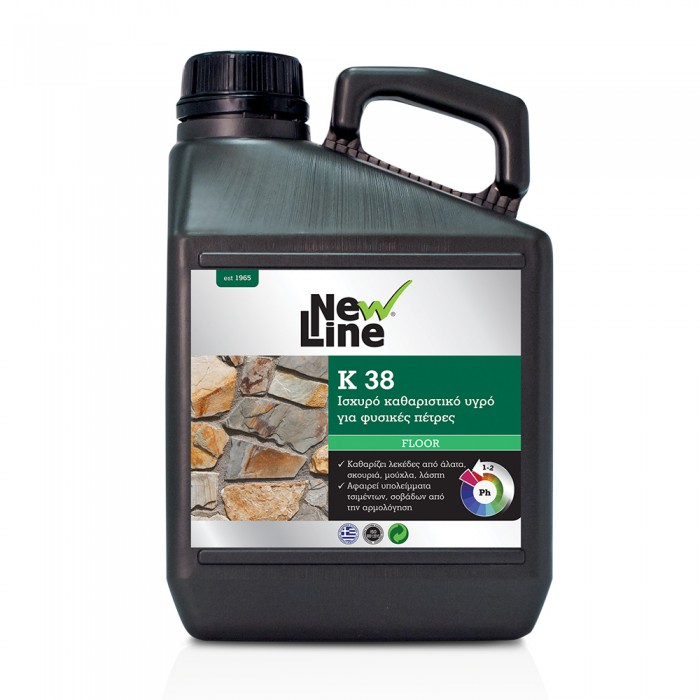 Ισχυρό Καθαριστικό για Φυσικές Πέτρες 3lt NewLine K-39 90052