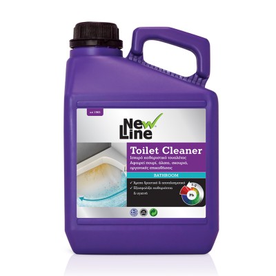 Ισχυρό Καθαριστικό Τουαλέτας - Αφαιρεί Πουρί, Άλατα, Σκουριές, Οργανικές Επικαθίσεις 3lt NewLine 90650
