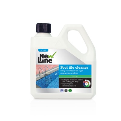 Ισχυρό καθαριστικό υγρό κεραμικών πλακιδίων πισίνας - αρμών & εποξιδικών δαπέδων 1lt NewLine Pool Tile Cleaner