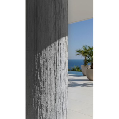 Πάνελ Εύκαμπτης Πέτρας 600×1200mm NewPlan Muretto Stone Light Grey 111040