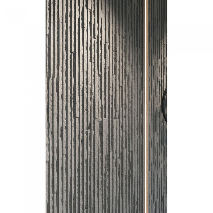 Πάνελ Εύκαμπτης Πέτρας 600×1200mm NewPlan Muretto Stone Light Grey 111040