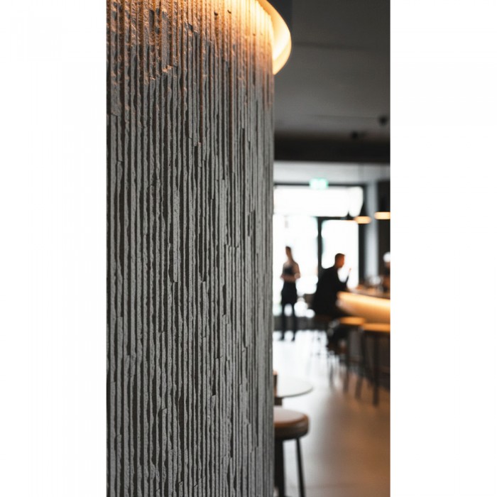 Πάνελ Εύκαμπτης Πέτρας 600×1200mm NewPlan Muretto Stone Light Grey 111040