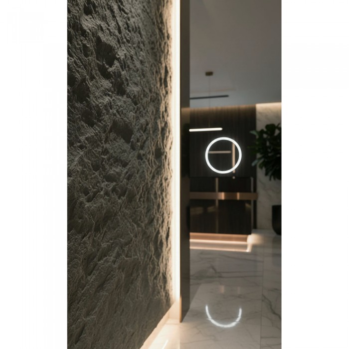 Πάνελ Εύκαμπτης Πέτρας 600×1200mm NewPlan Star Moon Stone Medium Grey 114050
