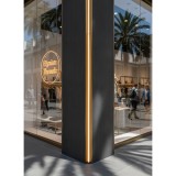 Πάνελ Εύκαμπτης Πέτρας 600×1200mm NewPlan Line Stone Board Dark Grey 119070