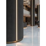 Πάνελ Εύκαμπτης Πέτρας 600×1200mm NewPlan Line Stone Board Dark Grey 119070