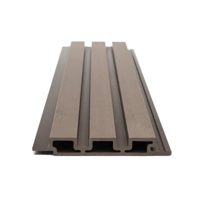 Συνθετική Σανίδα Επένδυσης Τοίχου Εσωτερικού Χώρου WPC Διαστάσεων 25/176.5/2900mm  για Δημιουργία 3D Πάνελ D.BROWN 8530 NewPlan 7-23-FSGW01-DBROWN (Πώληση ανά Τεμαχίο)