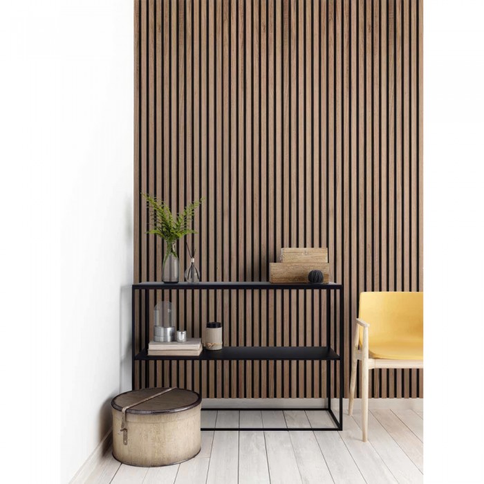 Συνθετική Σανίδα Επένδυσης Τοίχου Εσωτερικού Χώρου WPC Διαστάσεων 25/176.5/2900mm  για Δημιουργία 3D Πάνελ D.BROWN 8530 NewPlan 7-23-FSGW01-DBROWN (Πώληση ανά Τεμαχίο)