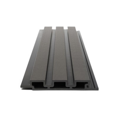 Συνθετική Σανίδα Επένδυσης Τοίχου Εσωτερικού Χώρου WPC Διαστάσεων 25/176.5/2900mm  για Δημιουργία 3D Πάνελ D.GREY 8570 NewPlan 7-23-FSGW01-DGREY (Πώληση ανά Τεμαχίο)