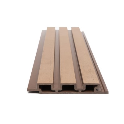 Συνθετική Σανίδα Επένδυσης Τοίχου Εσωτερικού Χώρου WPC Διαστάσεων 25/176.5/2900mm  για Δημιουργία 3D Πάνελ TEAK 8510 NewPlan 7-23-FSGW01-TEAK (Πώληση ανά Τεμαχίο)