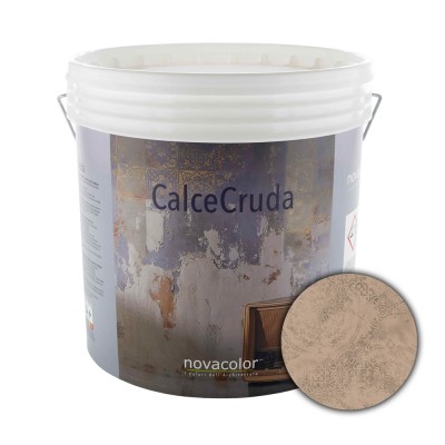 Διακοσμητικό Επίχρισμα Νερού Τεχνοτροπίας για Ανάγλυφο  φυσικό φινίρισμα 20kg NOVACOLOR CALCECRUDA 16061