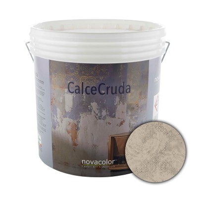Διακοσμητικό Επίχρισμα Νερού Τεχνοτροπίας για Ανάγλυφο  φυσικό φινίρισμα 20kg NOVACOLOR CALCECRUDA 17022
