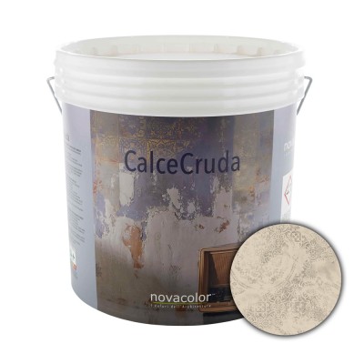 Διακοσμητικό Επίχρισμα Νερού Τεχνοτροπίας για Ανάγλυφο  φυσικό φινίρισμα 20kg NOVACOLOR CALCECRUDA 17023